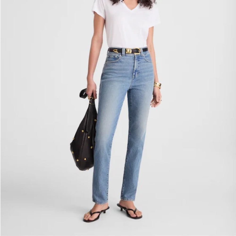 Madewell The Perfect Vintage Jean Light Blue High-Rise Straight